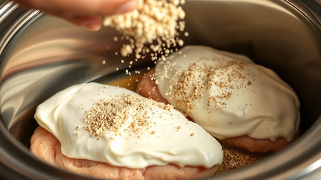 sprinkle ranch seasoning generously