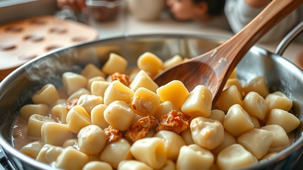 stir gnocchi until tender