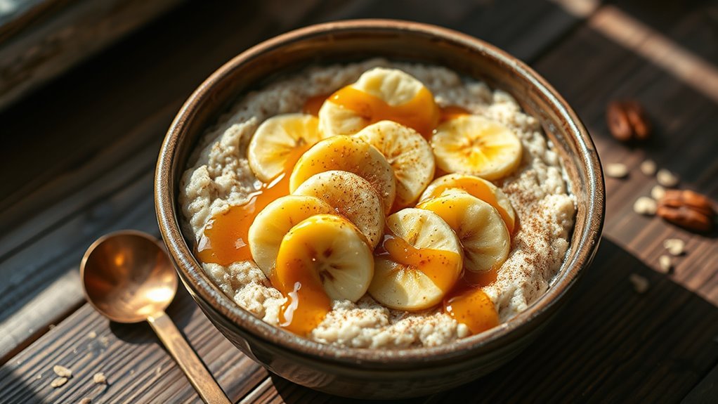 sweet banana oatmeal delight