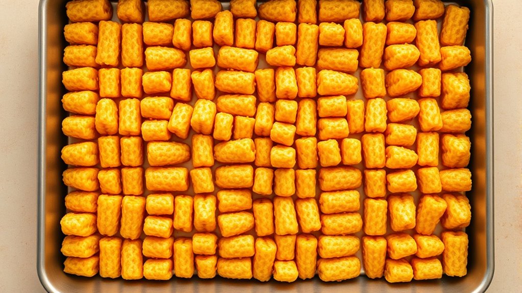 tater tots should align