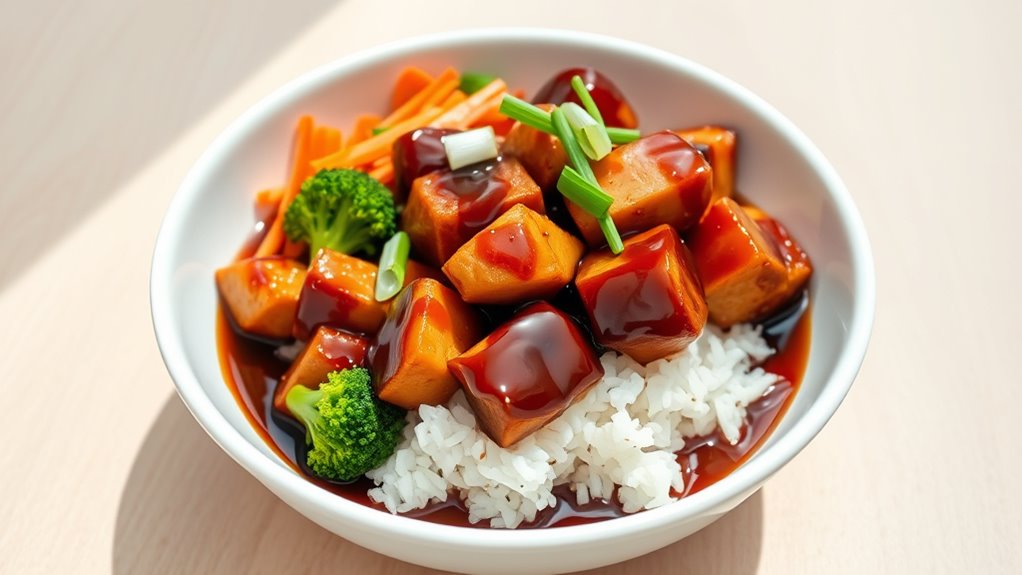 teriyaki chicken rice bowl