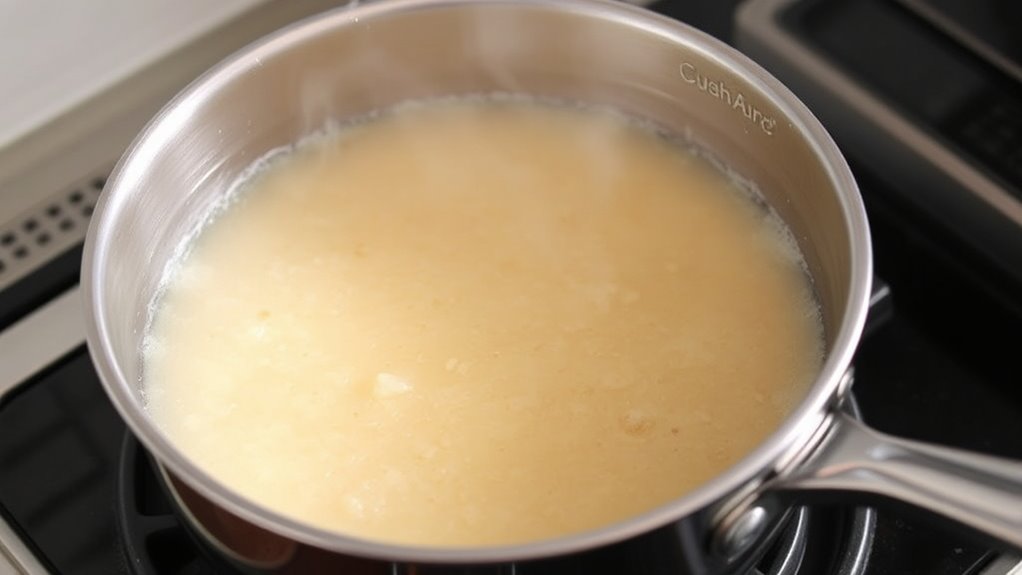 thoroughly cook water mixture