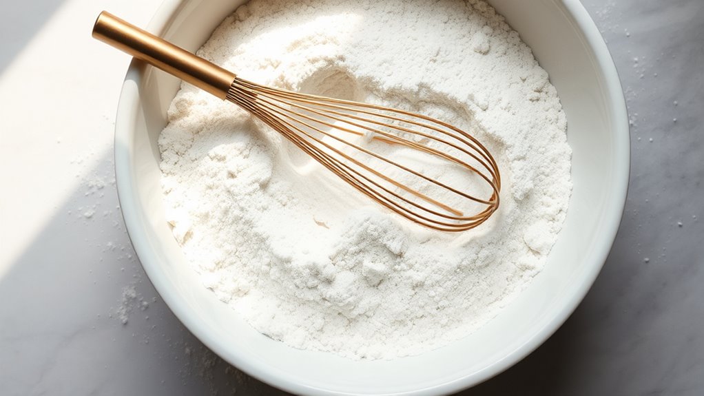 thoroughly mix dry ingredients