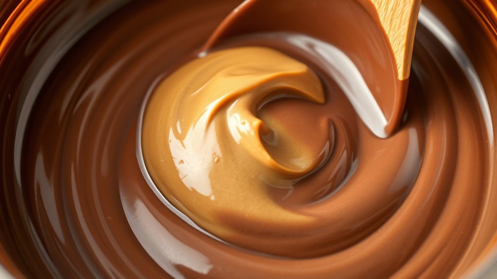 thoroughly mix peanut butter