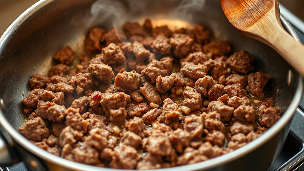 thoroughly prepare ground beef