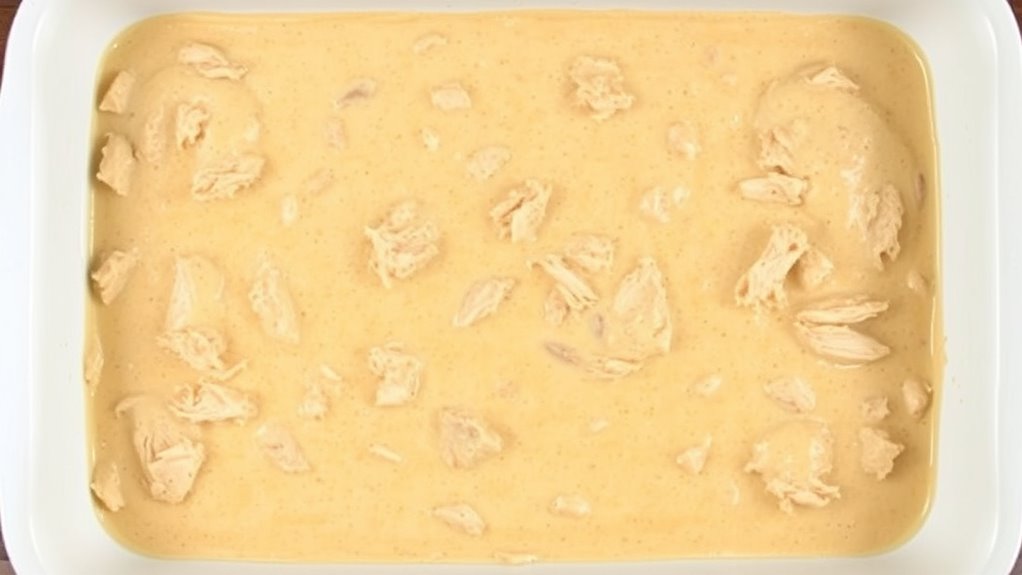 transfer contents to dish