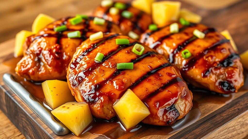 tropical teriyaki chicken dish