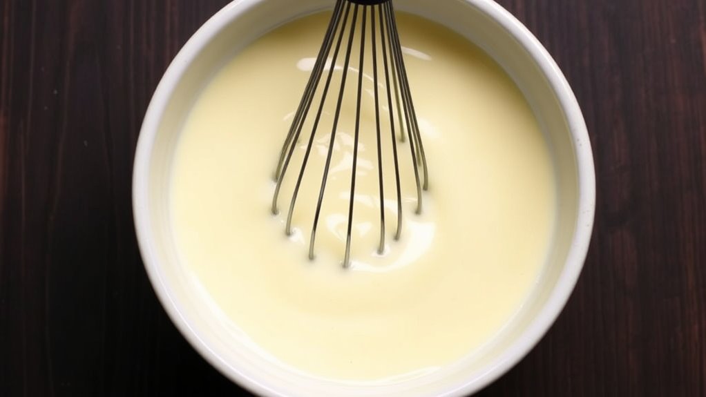 whisk ingredients until smooth